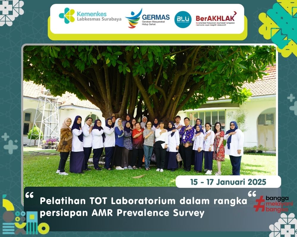 Pelatihan Laboratorium untuk Persiapan AMR Prevalence Survey